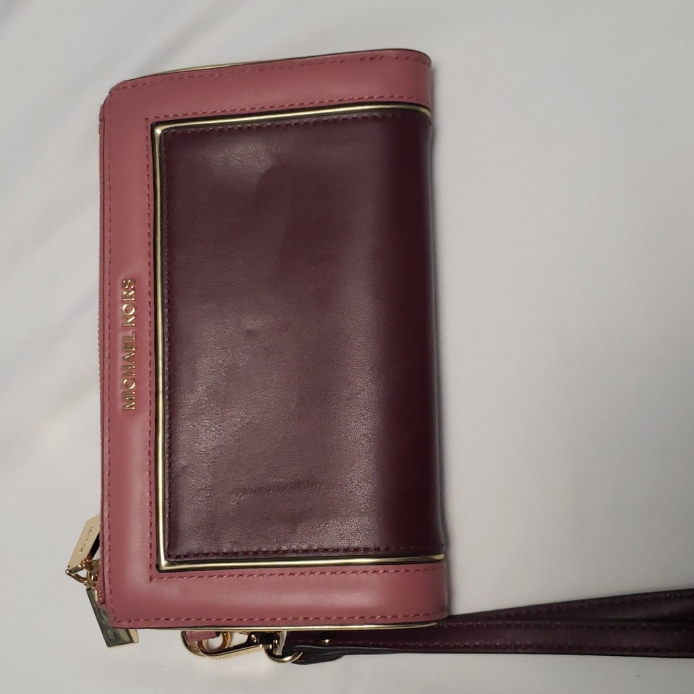 Michael Kors Pink and Burgundy Wallet